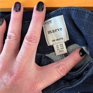 Maeve The Colette Jeans - Dark Blue Sparkle